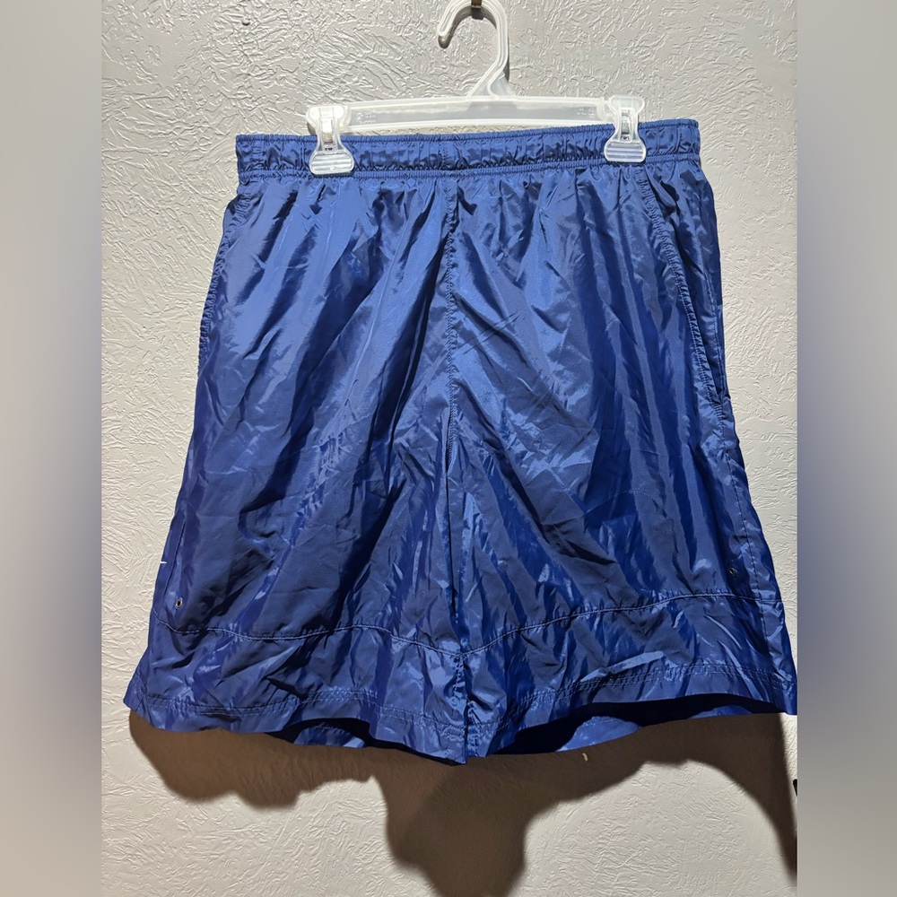 VTG Nike blue lined basketball shorts size XL